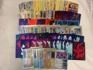 lot 29J image: Assorted 200 Pokemon&nbspCard Lot  Some Sleeves