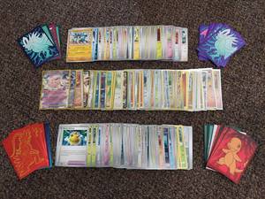 lot 47J image: Extensive Lot Of 200 Pokemon&nbspTrading Cards GX, Holo & More