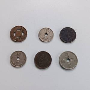 lot 29 image: Multi-national vintage coin collection - 6 coins total