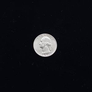 lot 31 image: 1957 Silver USA Quarter in very fine condition