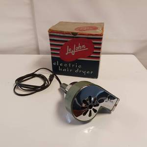 lot 48 image: Vintage Le John the versatile dryer - Model DA - Electric Hair Dryer