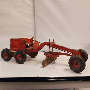 lot 49 image: Vintage 1950s Doepke Adams Road Grader Heavy Metal Toy