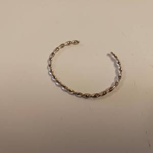 lot 59 image: Spiral Twist Cuff Bracelet - 3mm - one size fits most (adjustable)