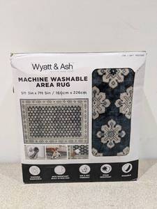 lot 1 image: BRAND NEW WYATT & ASH MACHINE WASHABLE BEATRICE AREA RUG
