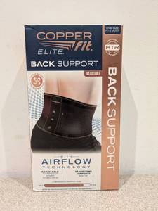 BRAND NEW COPPER FIT BACK SUPPORT