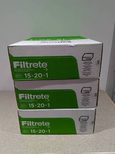 lot 108 image: 3 NEW CASES OF 3M FILTRETE 15201 ELECTROSTATIC AIR CLEANING FILTERS (6 PER CASE)