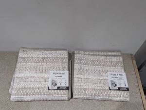 lot 100 image: 2 NEW WYATT & ASH MACHINE WASHABLE ACCENT RUGS