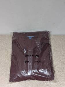 lot 114 image: BRAND NEW 6PK. OF X-LARGE PORT AUTHORITY POLOS (MAROON)