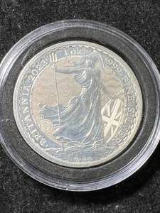 lot 79 image: 2023 BRITTANIA 1 TROY OZ .999 FINE SILVER IN AIRTITE
