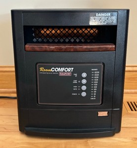 lot 34 image: Eden Pure Room Comfort Infrared Heater Model RPE1000