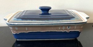 lot 65 image: Drip Glazed Casserole Dish
