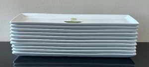 lot 118 image: Ten Food Network White Porcelain Trays