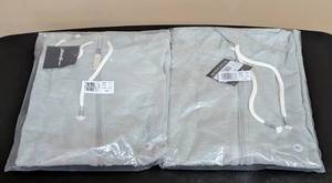 lot 236 image: Pair of Womens Eddie Bauer Herb Hooded Zip Up Tops