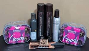 lot 241 image: Assortment of New Hair Styling Sprays and More