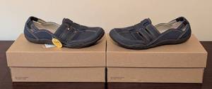 lot 240 image: Two New Pairs of Clarks Haley Stork Shoes