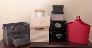 lot 250 image: Variety of Decorative Storage Boxes