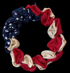 lot 220 image: United States Flag Wreath