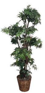 lot 48 image: Pretty Tall Faux Tree w
