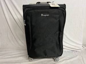 lot 4 image: it luggage Worlds Lightest New York Softside 8 Wheel Spinner, Dark Grey, Checked-Medium 28-Inch
