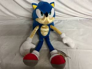 lot 30 image: Sonic the Hedgehog Soft Plush Cuddle Pillow Buddy, about 1.5 tall