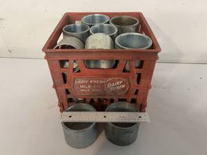 lot 108 image: 10 Galvanized Steel Rigid Threaded Conduit Couplings