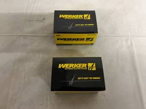 lot 176 image: 2 x 24ct Pack of Werker AA Batteries