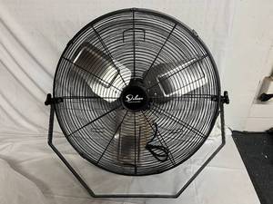 Simple Deluxe 24 Inch Industrial Wall Mount Fan, 3 Speed Commercial Ventilation Metal Fan