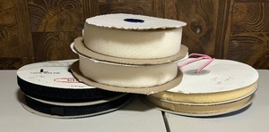 lot 31 image: Rolls of White, Black and Cream Velcro