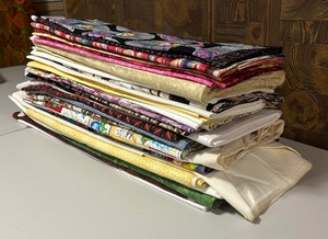 lot 34 image: Gorgeous Grouping of Fabric