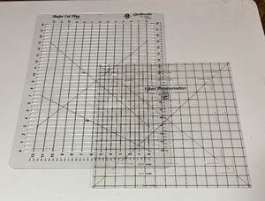 lot 93 image: Two Sewing Templates