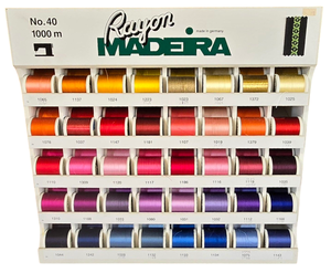lot 61 image: Rayon Madera Thread Cabinet with Large Spool Collection