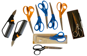 Variety of Scissors, Including Gingher