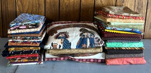 lot 177 image: Great Grouping of Fine Fabric
