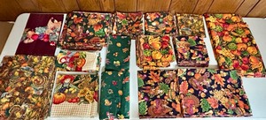 lot 161 image: Beautiful Fall Theme Large Pieces and Remnants