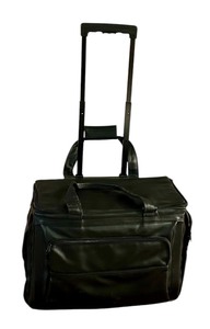 lot 122 image: Large Wheeled Craft Carrier  Organizer with Retractable Handle