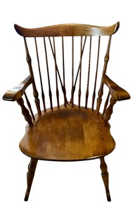 lot 117 image: Vintage Wood Rocking Chair