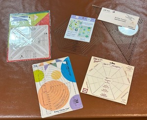 lot 182 image: Templates by Fast2mark, Kaye Wood, EZ Quilting and More