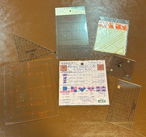 lot 244 image: Templates by Quilt in a Day, Yours Truly, Easy Angle by Sharon Hultgren, The Patchwork Place and More