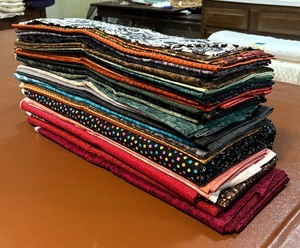 lot 253 image: Large Stack of Fabric