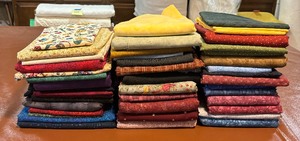 lot 256 image: Great Grouping of Fine Fabric