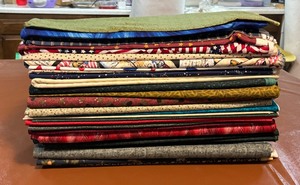 lot 257 image: Large Stack of Fun Fabric