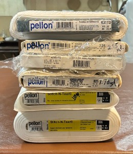 lot 270 image: Bolts of Fusible Interfacing, Wonder Under, Stitch-n-Tear and More