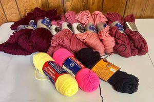 lot 237 image: Wonderful Collection of Yarns in Rich and Vibrant Colors
