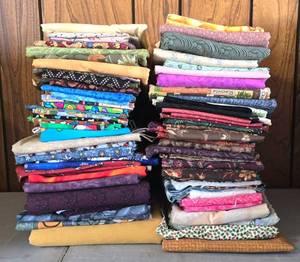 lot 201 image: Wide Variety of Large Fabric Swaths