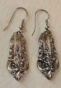 lot 12 image: Sterling Silver Spoon Earrings