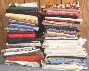 lot 209 image: Medium Fabric Remnants Galore