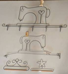 lot 217 image: Variety of Craft Hangers