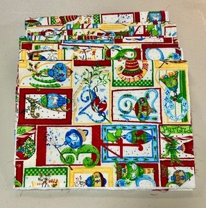 lot 337 image: Precut Pillow Fabric Just Sew and Stuff