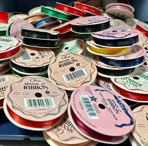 lot 334 image: Large Lot of Ribbon for Every Occasion