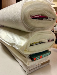 lot 321 image: Large Yardage of Quilt Padding and More